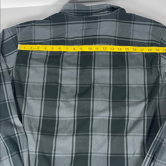Columbia Men's Gray Plaid Long-Sleeve Button Down Shirt Sz XL - Picture 9 of 9